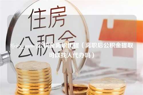 嘉鱼公积金离职代提（离职后公积金提取可以找人代办吗）